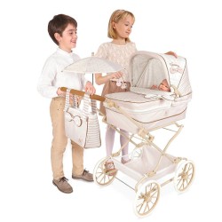 Carro de Muñecas Reborn Verona Plegable con Sombrilla DeCuevas 82078 | DeCuevas Toys