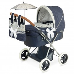 DeCuevas Toys Vintage Chariot Pliant pour Poupées avec Parasol 85044