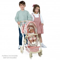 DeCuevas Toys Sweet 3 in 1 Foldable Doll Trolley 80548 | DeCuevas Toys