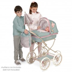 DeCuevas Toys Chariot de poupées Provenza pliable avec parasol 81045 | DeCuevas Toys