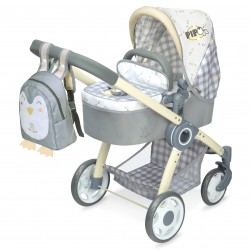 Pipo Faltbarer 3 in 1 Puppenwagen DeCuevas Toys 80547
