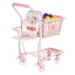 Caddie de Supermarché Koala avec Accessoires et Porte-bébé DeCuevas 52179