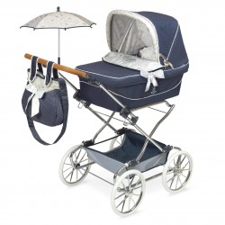 Carrozzina per Bambole Reborn Pieghevole con Ombrello DeCuevas Toys 82044
