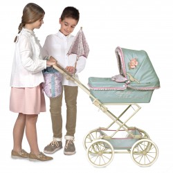 Carrozzina per Bambole Provenza Pieghevole con Ombrello DeCuevas Toys 82045 | DeCuevas Toys