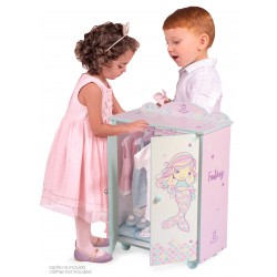 Drewniana szafka dla lalek Ocean Fantasy DeCuevas Toys 55241 | DeCuevas Toys
