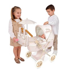 Carrinho de Bonecas Verona Dobrável com Guarda-sol DeCuevas 85078 | DeCuevas Toys