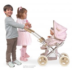 Carro e Cadeira de Bonecas 3x1 Dobrável Didí DeCuevas Toys 85143 | DeCuevas Toys